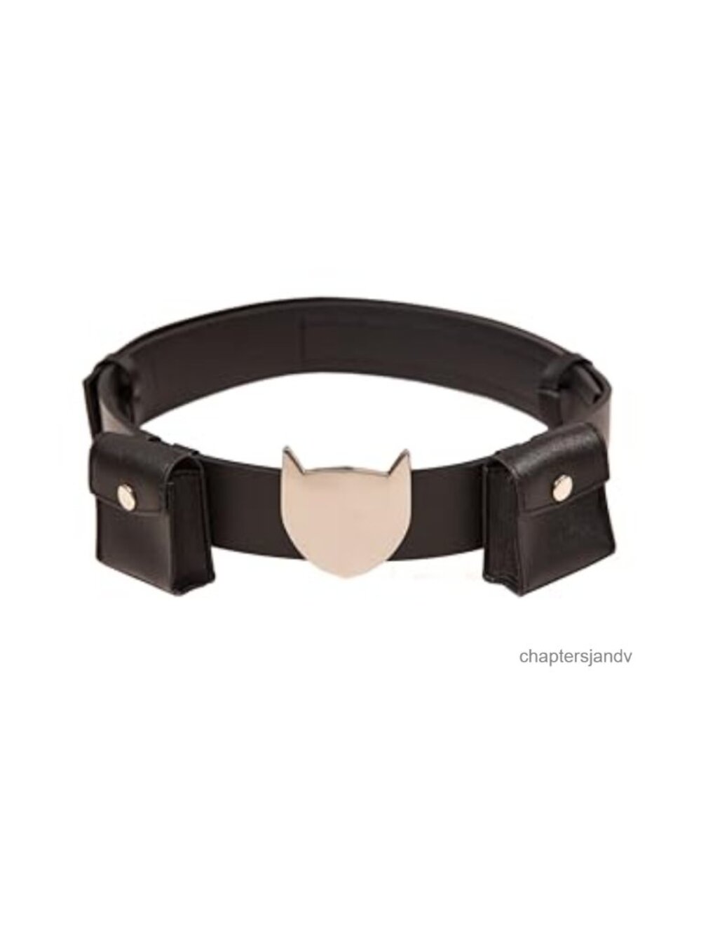 Cat Buckle Belt Vegan Leather Metal One Size Cosplay Halloween Costume